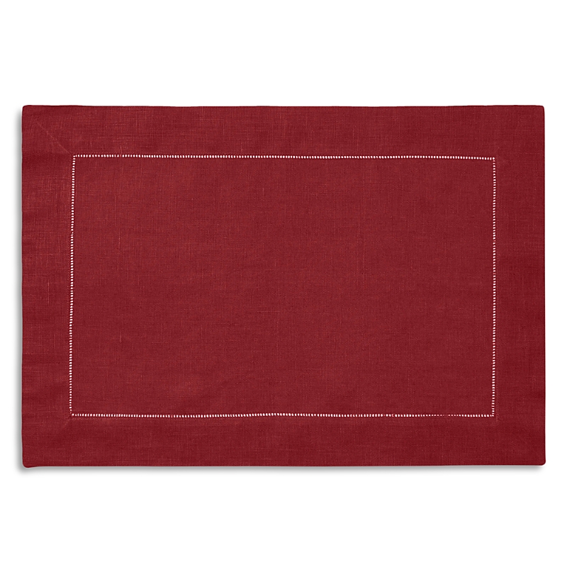 Sferra Festival 4-piece Linen Placemat Set In Cinnabar