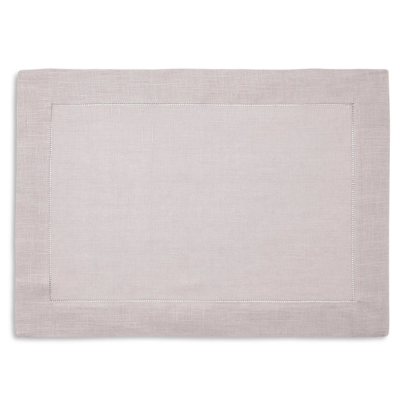 Sferra Festival Linen Placemats, Set Of 4 In Gray