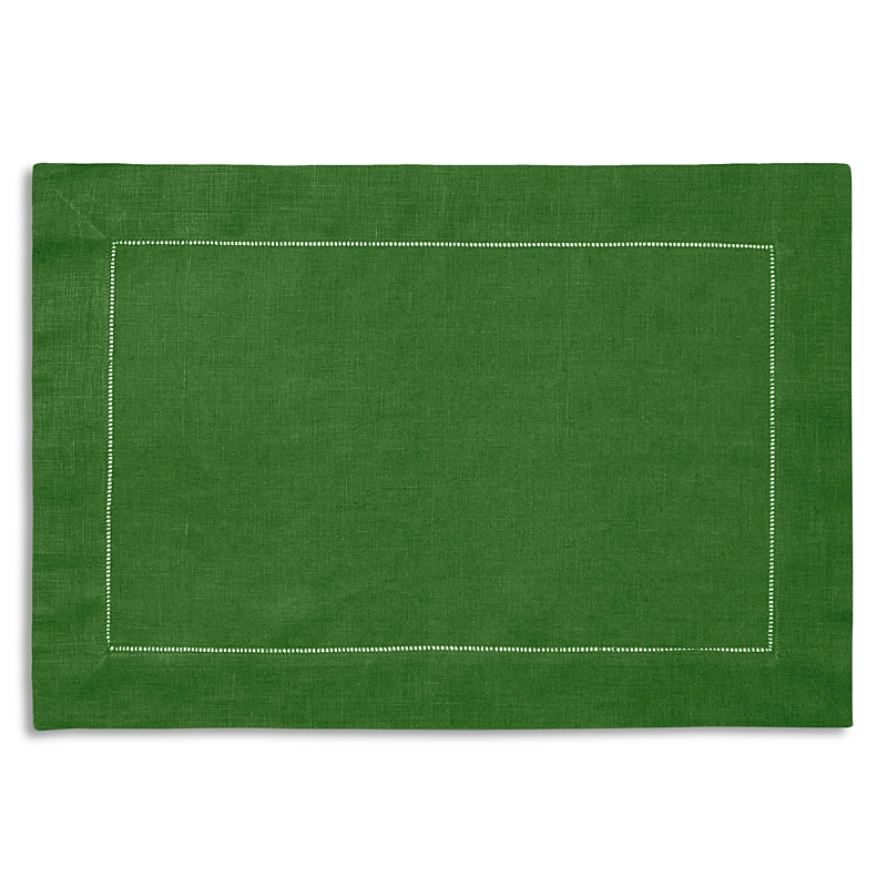 Sferra Festival 4-piece Linen Placemat Set In Emerald