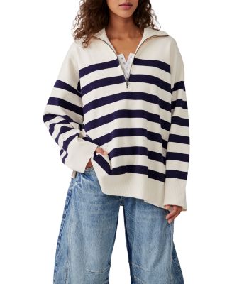 Free People - Coastal Stripe Pullover
