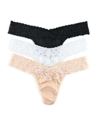 Supima&amp;reg;Cotton Low-Rise Thongs, Set of 3