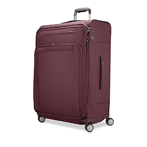 Samsonite Lineate Dlx Large Expandable Spinner In Merlot