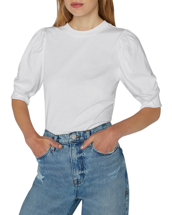Puffed-sleeve Tee
