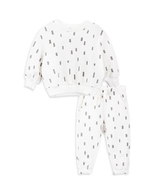 Miles The Label - Girls' Printed Long Sleeved Sweatshirt & Pants Set - Baby