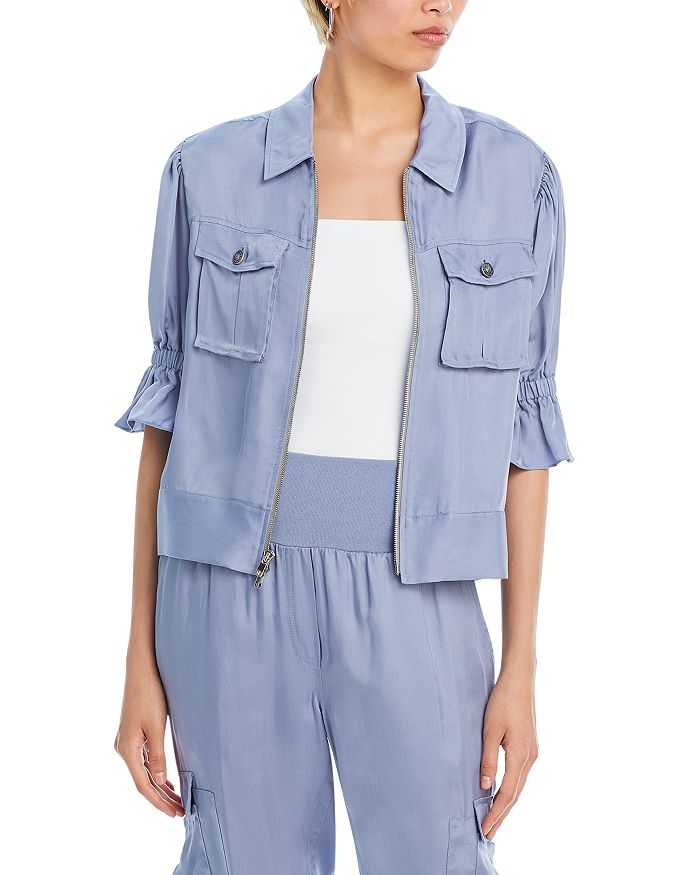 Cinq à Sept Cinq a Sept Holly Cropped Twill Jacket | Bloomingdale's