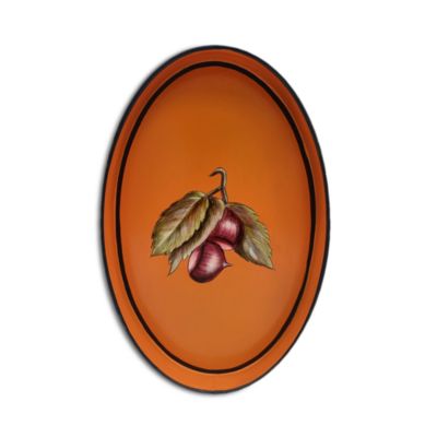 Les Ottomans Hand Painted Iron Tray