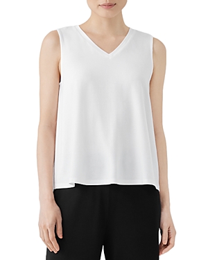 EILEEN FISHER V-NECK JERSEY TANK