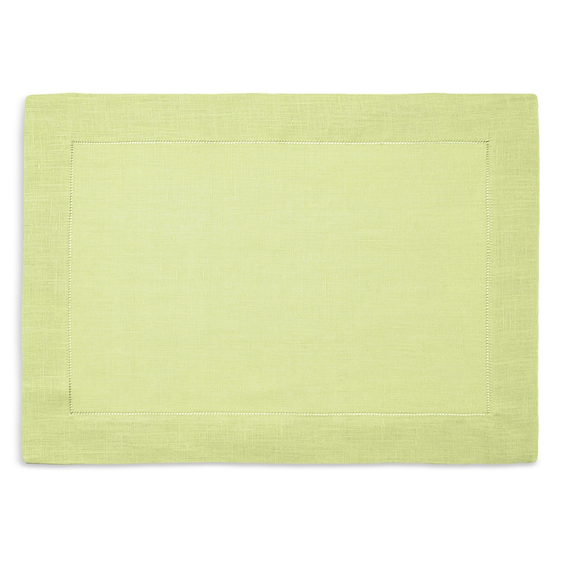 Sferra Festival Linen Placemats, Set Of 4 In Kiwi