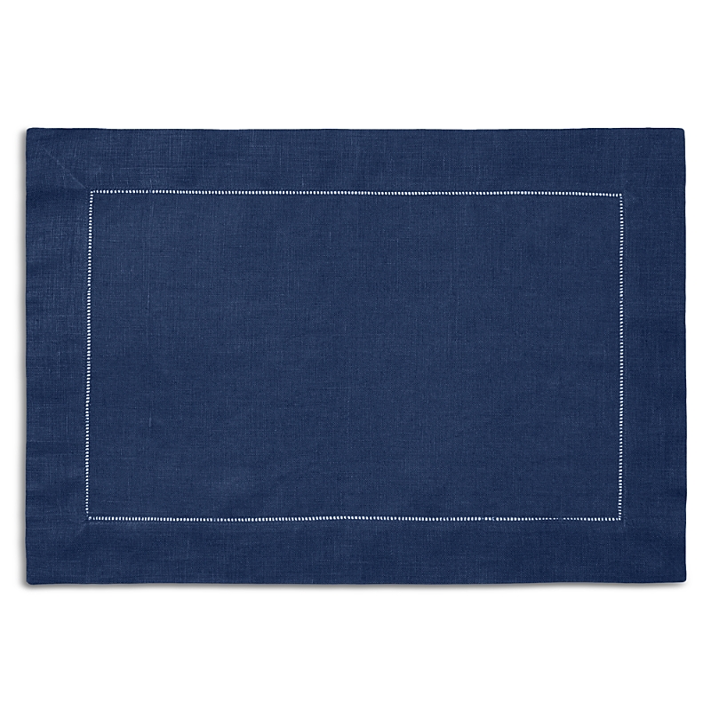 Sferra Festival Linen Placemats, Set Of 4 In Navy