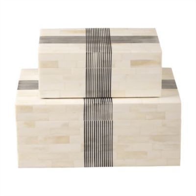 GAURI KOHLI - Riviera Decorative Boxes, Set of 2