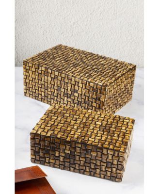  Nomad Decorative Boxes, Set of 2