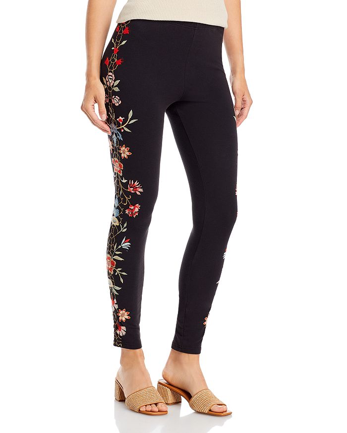 Johnny Was Clara Embroidery Leggings | Bloomingdale's