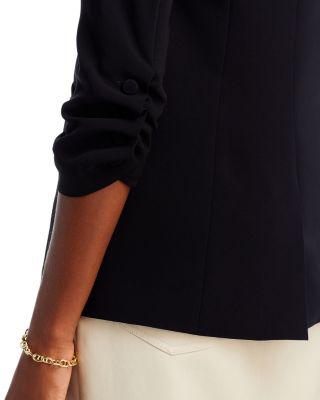 Khloe Ruched-Cuff Blazer