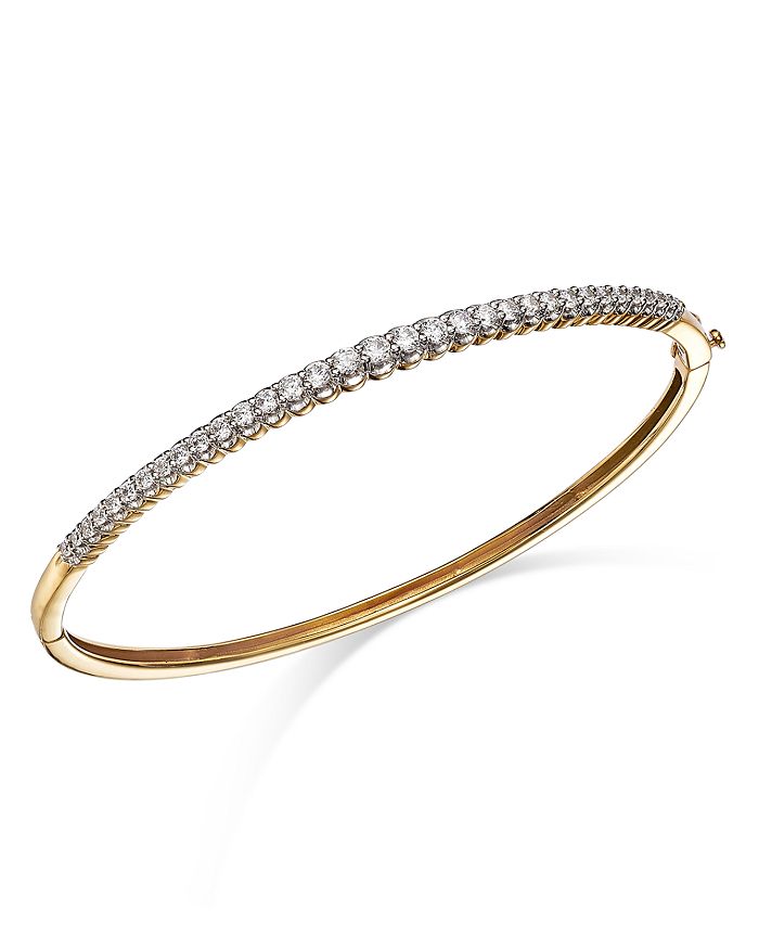 Bloomingdale's Diamond Bangle Bracelet in 14K Yellow Gold, 1.0 ct. t.w