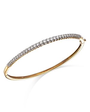 Bloomingdale's Diamond Bangle Bracelet In 14k Yellow Gold, 1.0 Ct. T.w.