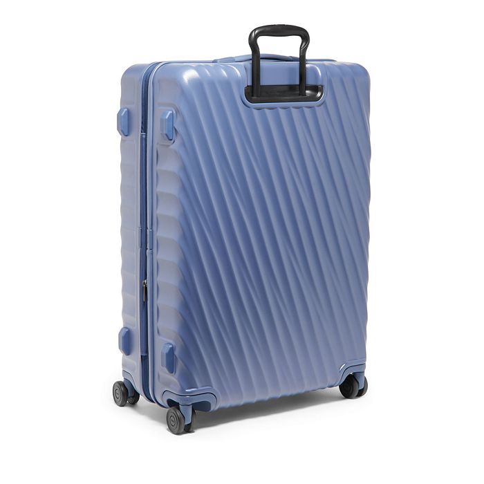 Shop Tumi 19 Degree Extended Trip Expandable 4-wheel Packing Case In Matte Slate Blue Texture