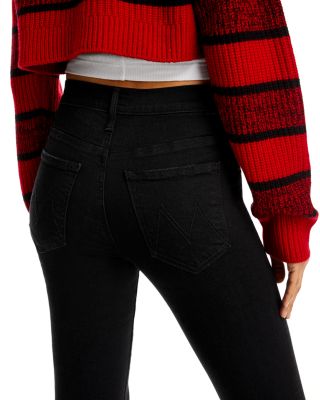 The Insider High Rise Crop Step Fray Bootcut Jeans in Not Guilty