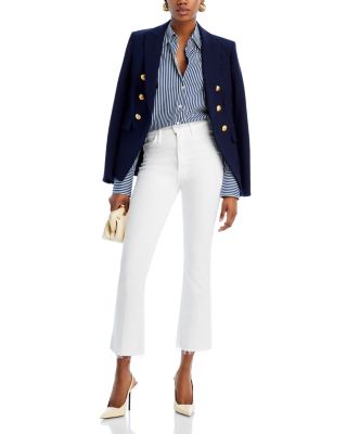 The Hustler High Rise Flare Leg Ankle Jeans