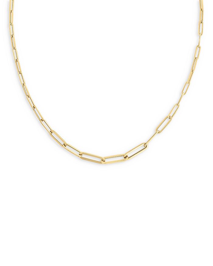 Roberto Coin 18K Yellow Gold Classic Oro Link Necklace, 17 ...