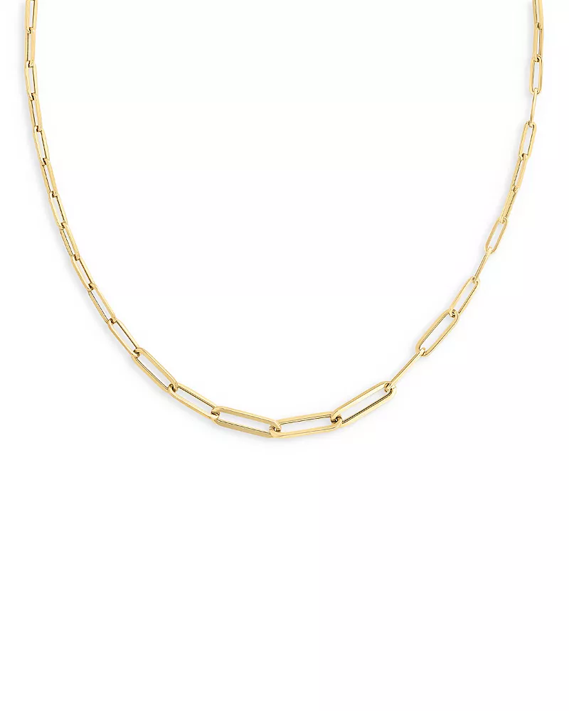 Roberto Coin 18K Yellow Gold Classic Oro Link Necklace, 17