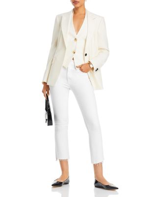 The Insider High Rise Crop Step Fray Bootcut Jeans
