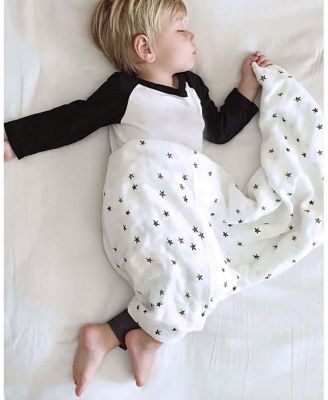 Organic Cotton Swaddle Blanket - Stars
