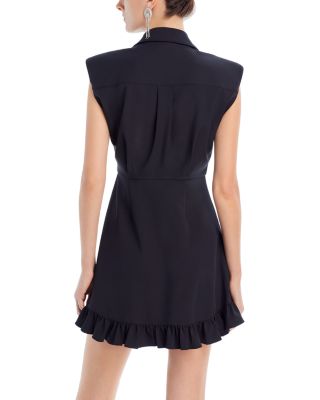 Zenni Ruffled Wrap Dress