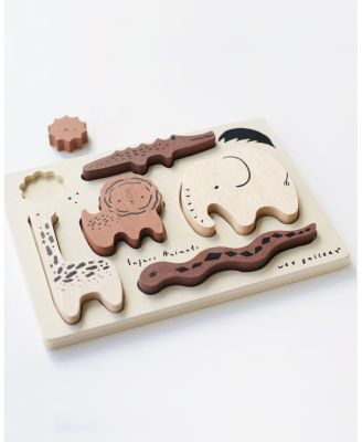 Wooden Tray Puzzle - Safari Animals