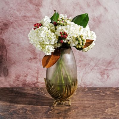 Palm Medium Glass Vase