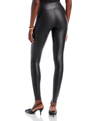 SPANXshape™ Faux Leather Leggings