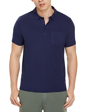 Rhone Cloud 9 Cotton Blend Regular Fit Pocket Polo Shirt In Navy