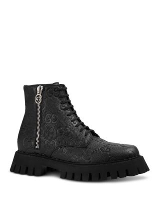 Gucci lug sole boots hotsell