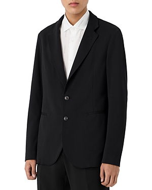 Armani Collezioni Regular Fit Suit Jacket In Solid Black