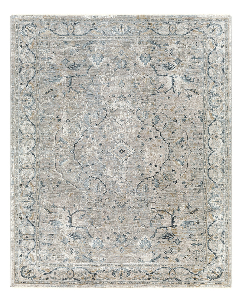 Surya Brunswick Bwk-2312 Area Rug, 2'7 X 4' In Blue/beige