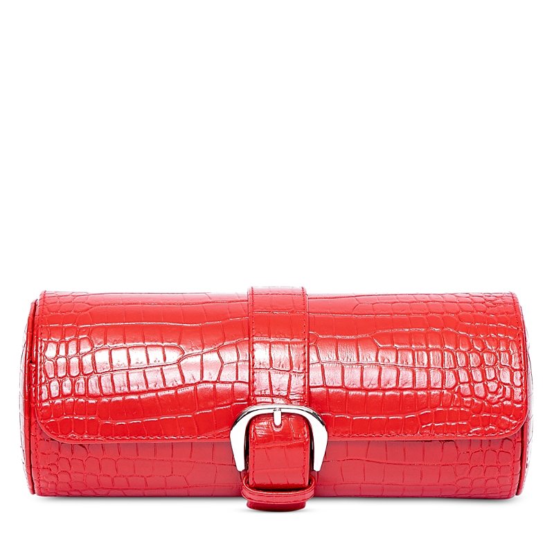 Rapport London Brompton Three Watch Roll In Red