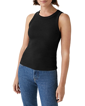 Shop Michael Stars Gina Tank Top In Black