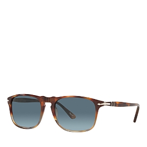 Persol Square Sunglasses, 54mm In Brown/blue Gradient