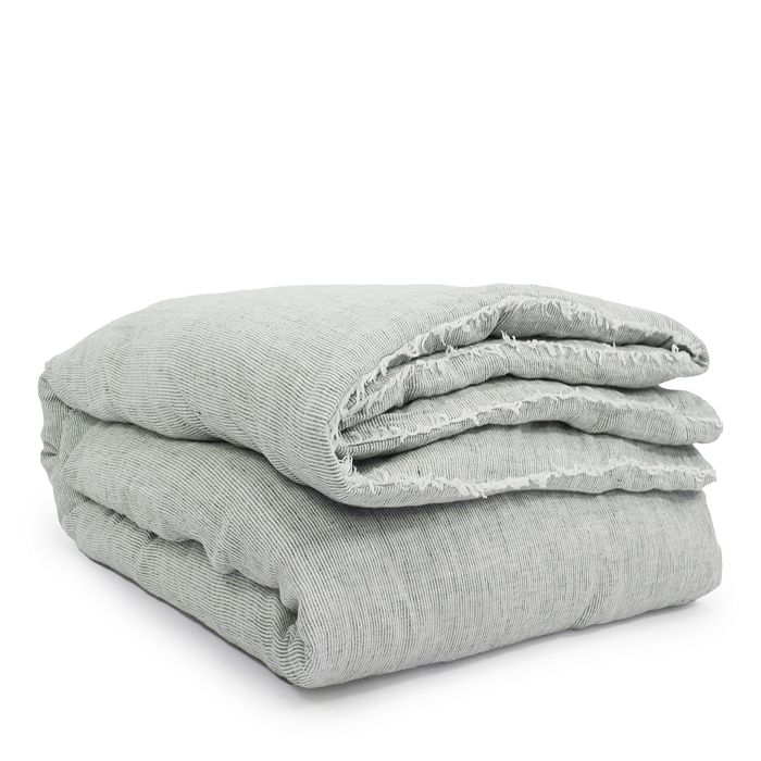 Pom Pom At Home Logan Duvet Cover, Twin In Olive