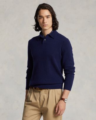 Polo Ralph Lauren Cashmere Polo Collar Sweater | Bloomingdale's