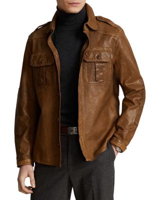 Leather authentic utility Jacket