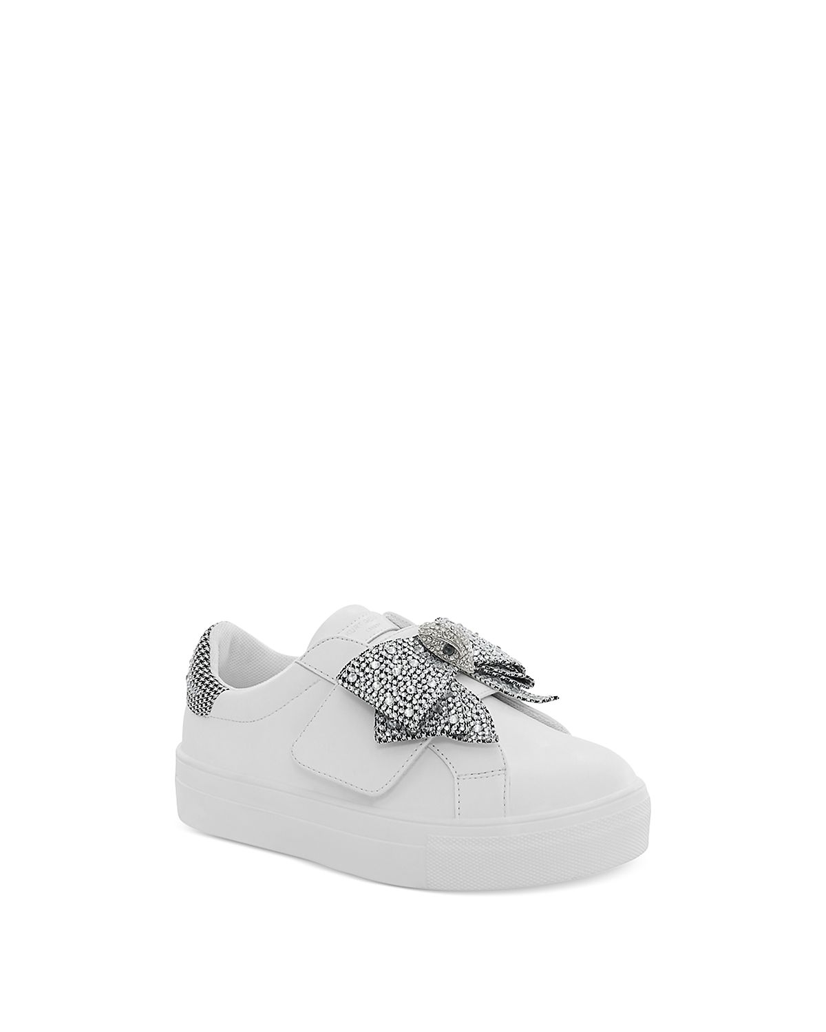 Kurt Geiger London Girls' Mini Laney Bow Embellished Sneakers - Toddler
