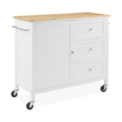 Crosley - Soren Wood Top Kitchen Island Cart