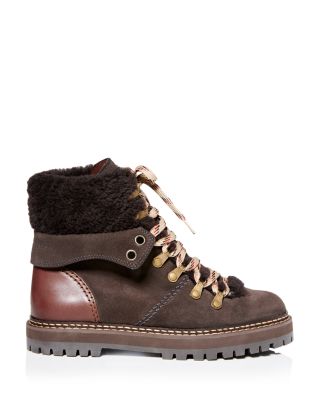 See by Chloé Women's Eileen Walk Lace Up Hiker Boots Bloomingdale's