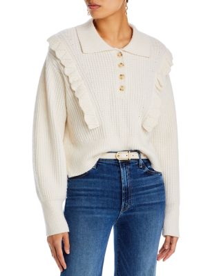 Derek Lam 10 Crosby - Noelia Collared Ruffle Sweater