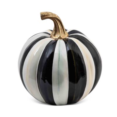 Courtly Stripe Glossy Pumpkin - Small