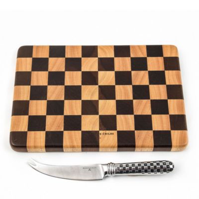 Check 2-Piece Cheese Board Set