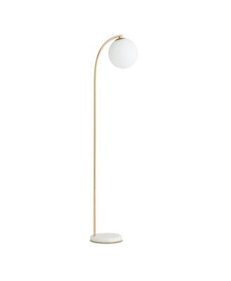 Brightech - Luna Drop LED Floor Lamp with Frosted Glass Shade