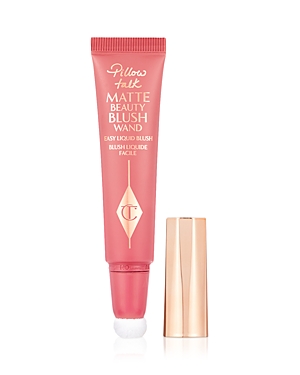 Shop Charlotte Tilbury Pillow Talk Matte Beauty Blush Wand In Pillow Talk ( Matte-rosy Pink)