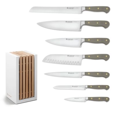 Classic 8 Piece Designer Knife Block Set