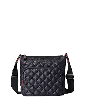 Shop Mz Wallace Metro Scout Extra Small Crossbody In Black